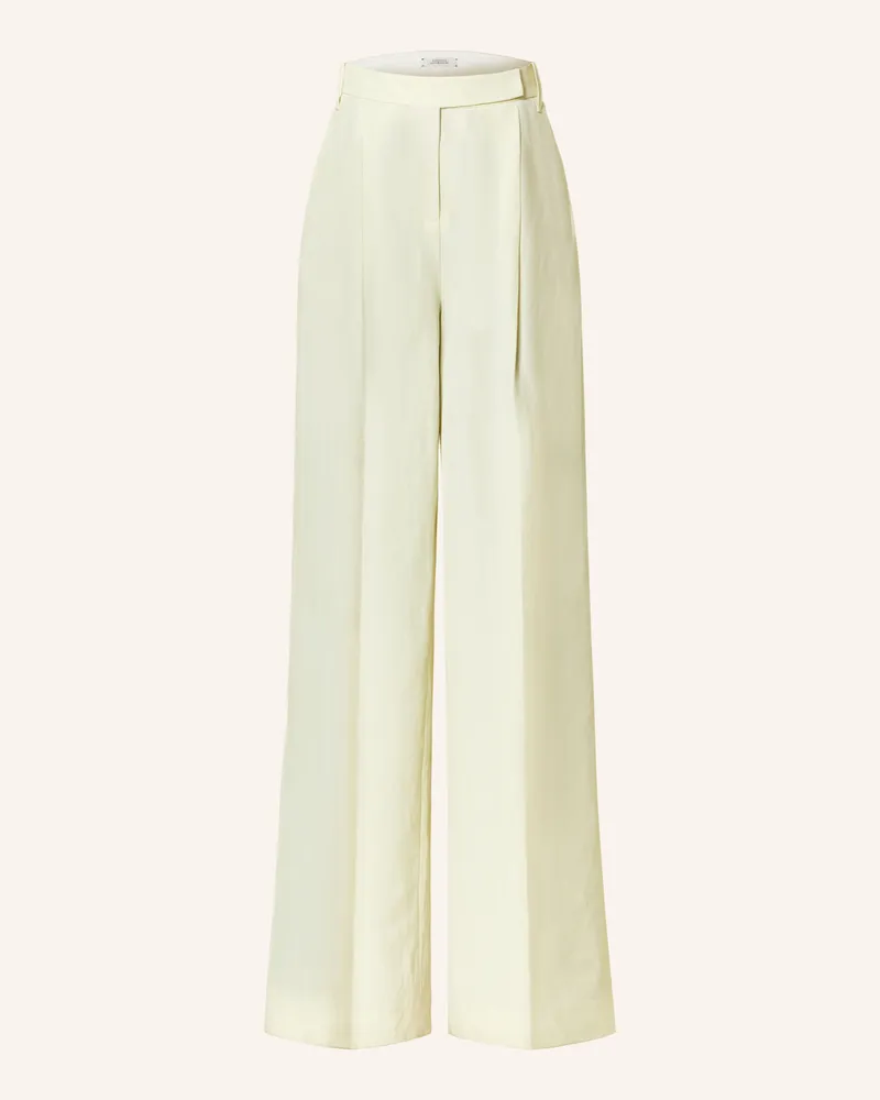 Dorothee Schumacher Marlenehose SUMMER CRUISE mit Leinen Hellgelb