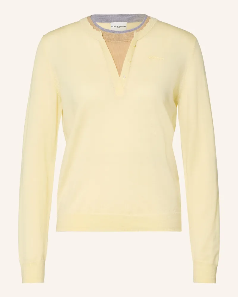 Claudie Pierlot Pullover gelb Gelb