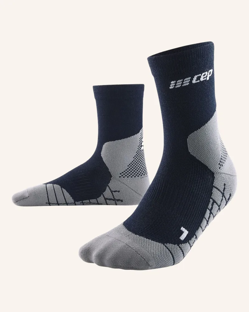 CEP Trekking-Socken LIGHT MERINO MID CUT  Mit Kompression Blau