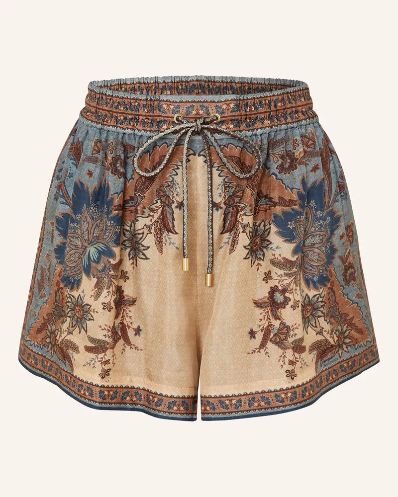 Zimmermann Seidenshorts ASCENSION Braun