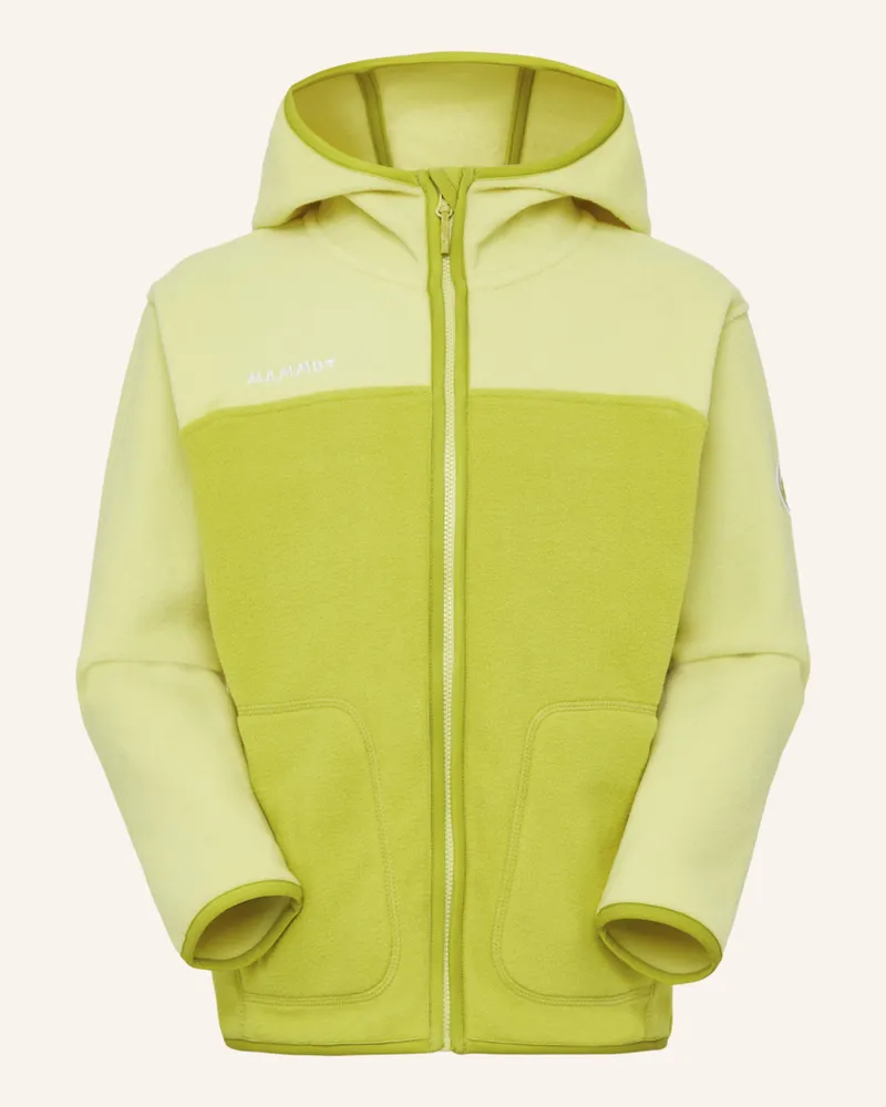 Mammut Midlayer-Jacke Waymarker Ml Mit Kapuze gelb Gelb