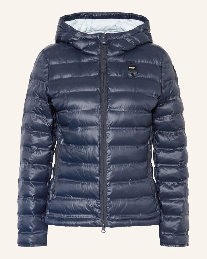 Blauer Steppjacke Ellis blau Dunkelblau