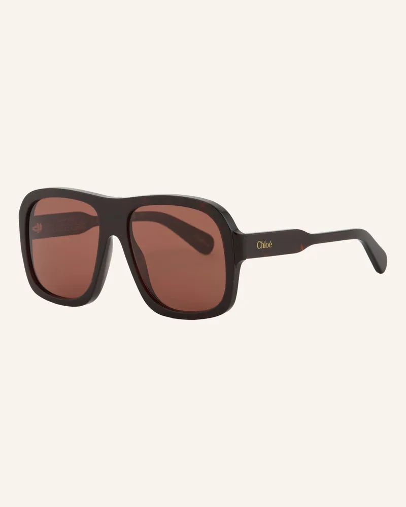 Chloé Sonnenbrille 6N000653 beige Havana