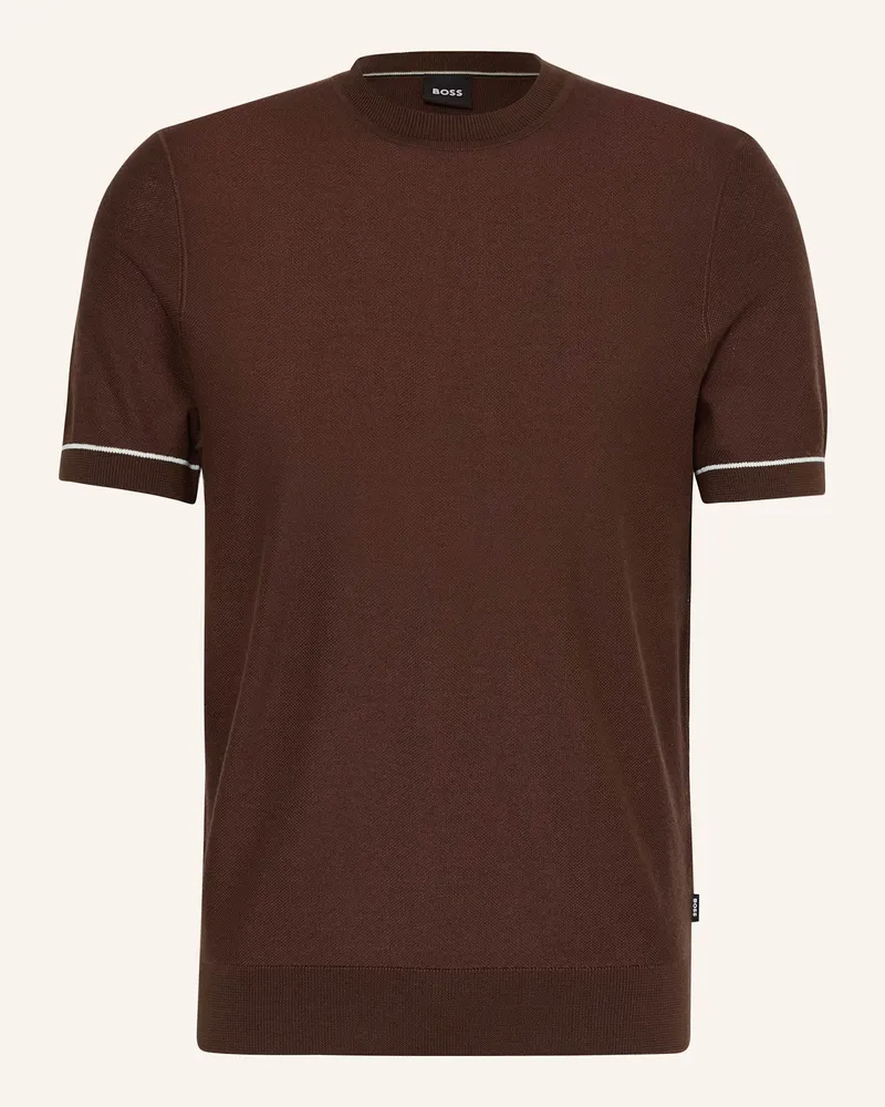 HUGO BOSS T-Shirt JIANFRANCO Dunkelbraun