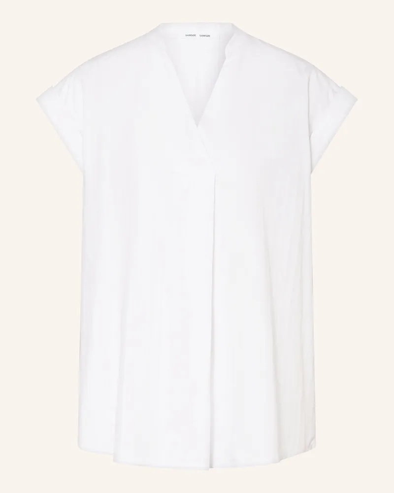 Samsøe & Samsøe Blusenshirt Satina weiss Weiss