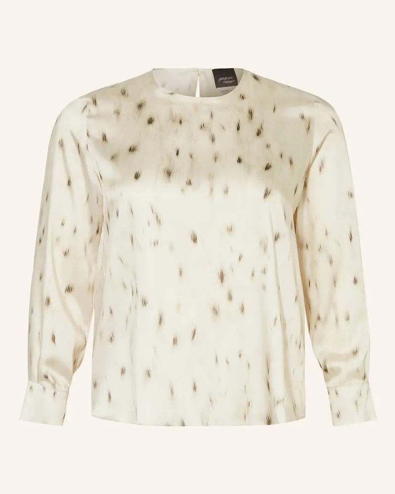 Marina Rinaldi Blusenshirt NERBARE aus Satin Ecru