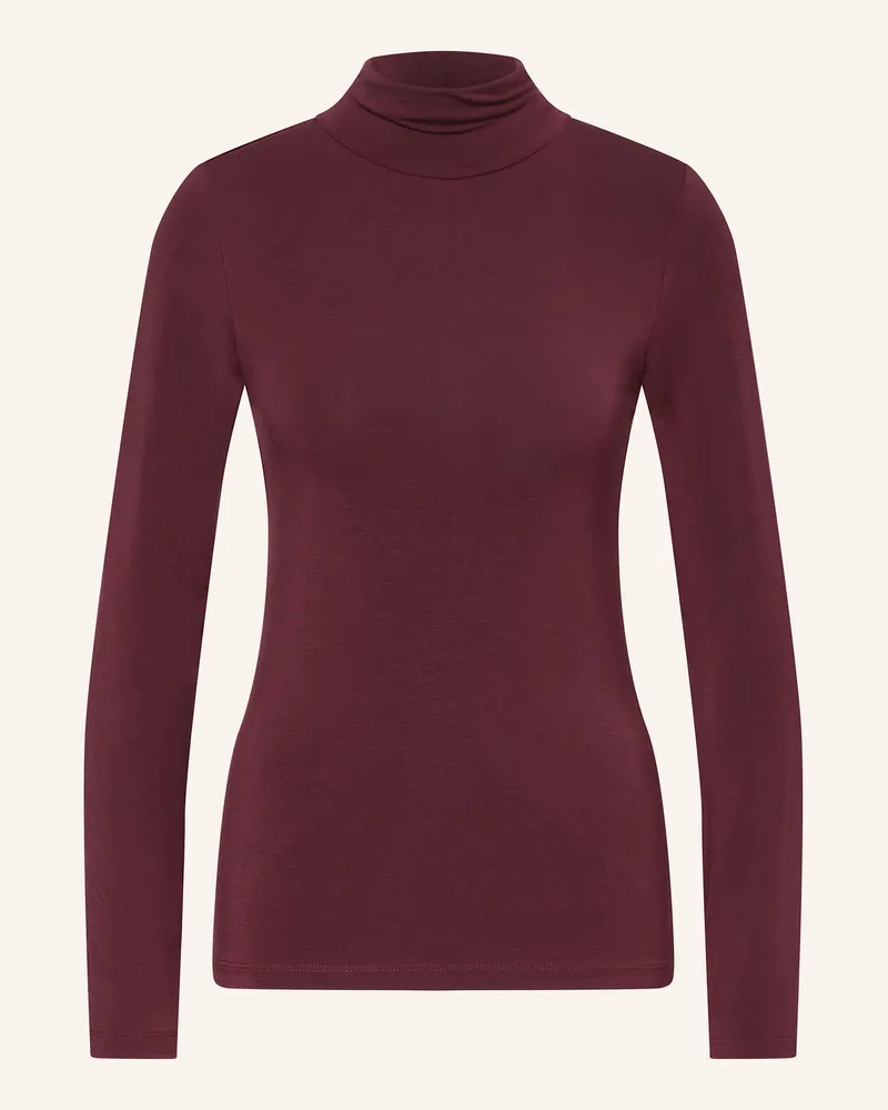 Darling Harbour Rollkragenshirt Bordeaux