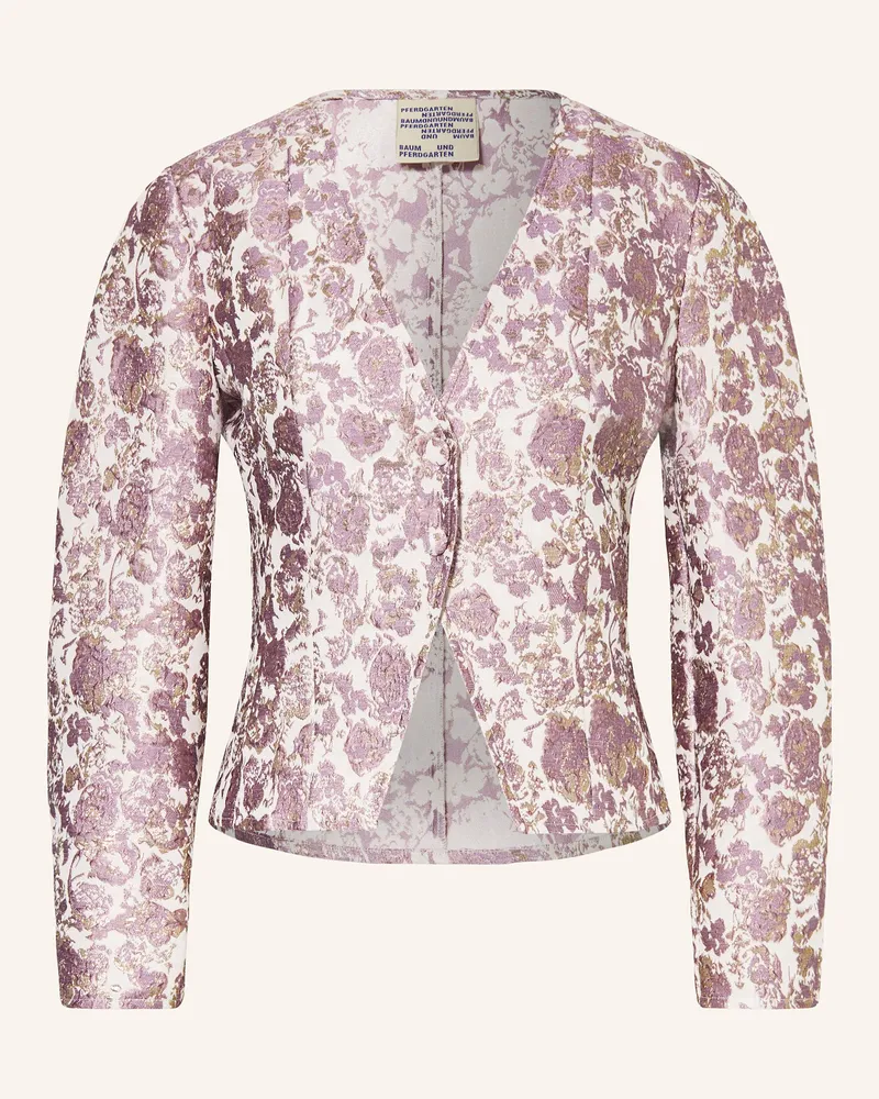Baum und Pferdgarten Jacke MILLIE mit Glitzergarn Weiss