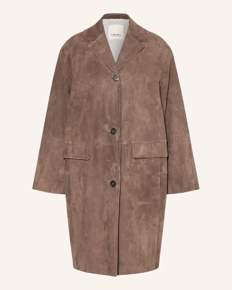Max Mara Ledermantel ORTENSIA Braun