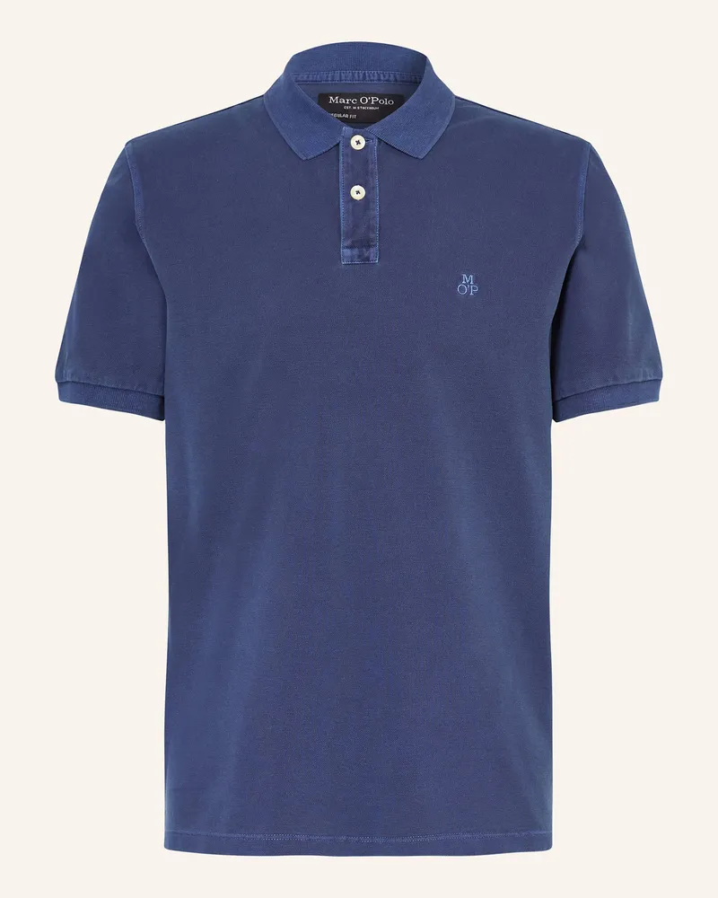 Marc O'Polo Piqué-Poloshirt Dunkelblau