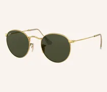 Sonnenbrille rb3447 Round gold