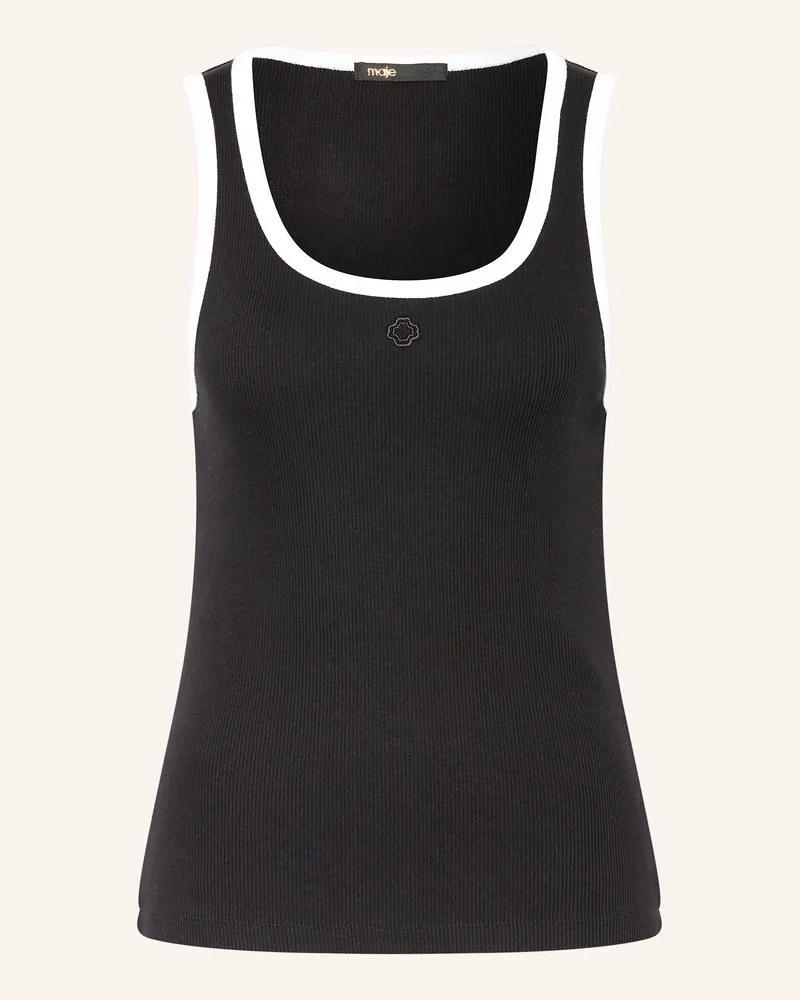 Maje Top Schwarz