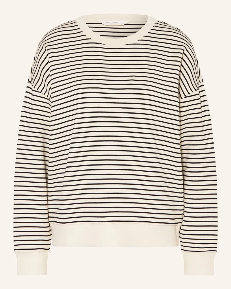 MOSS COPENHAGEN Sweatshirt Mschima schwarz Creme