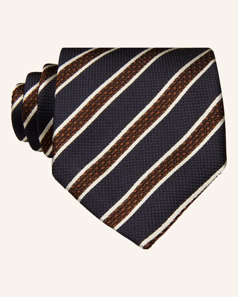 Ermenegildo Zegna Krawatte Dunkelblau