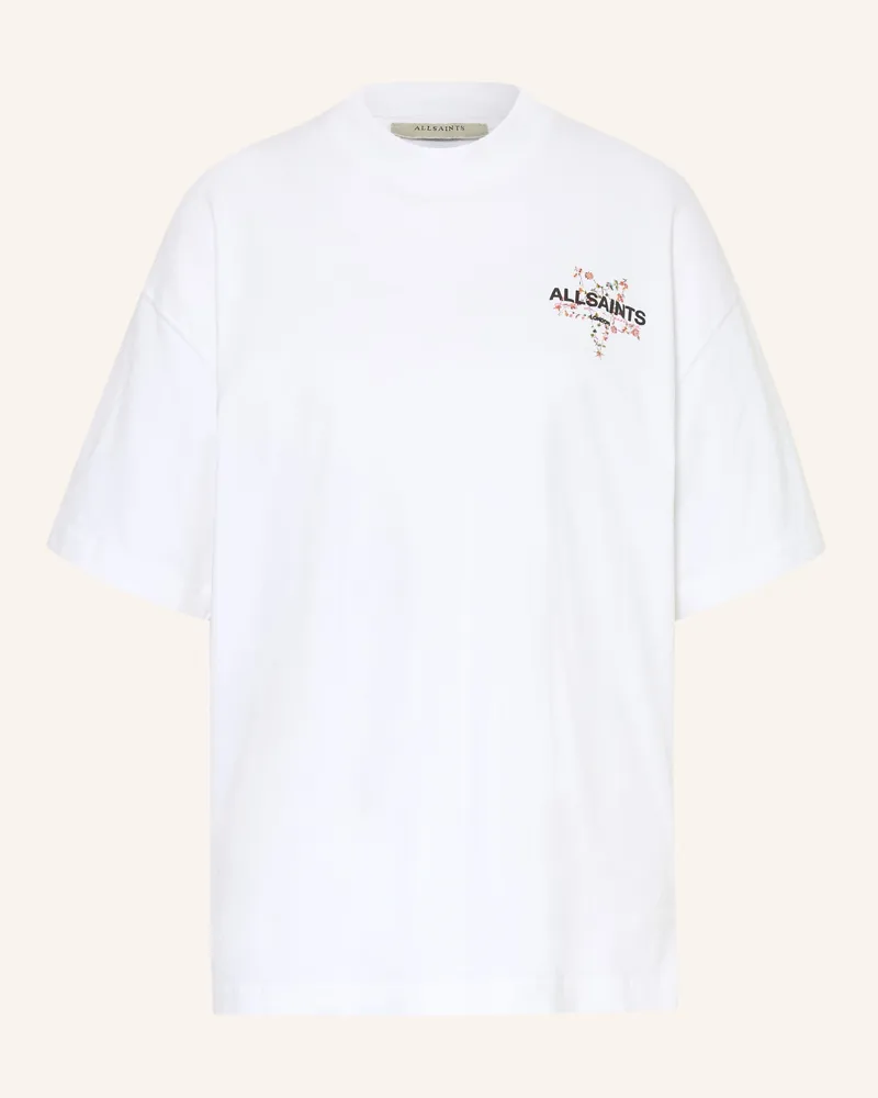 AllSaints T-Shirt Pentacle Etta weiss Weiss