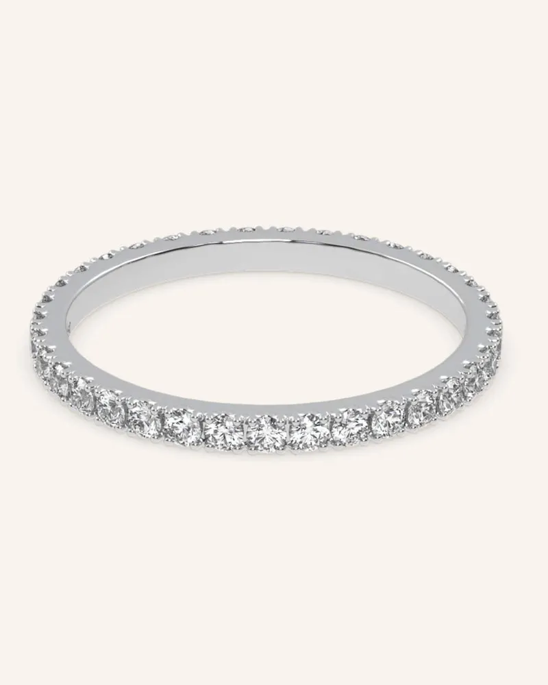 VEYNOU Ring Memory Aus 18 Karat Weißgold Mit 0,68ct. Diamanten silber Weissgold