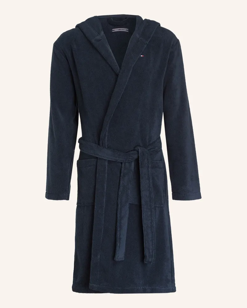 Tommy Hilfiger Herren-Bademantel blau Navy
