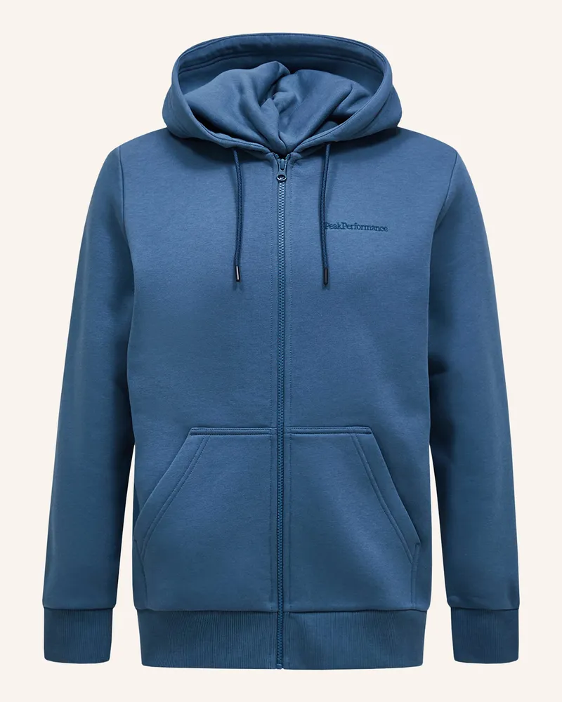 Peak Performance Kapuzensweatshirt Blau