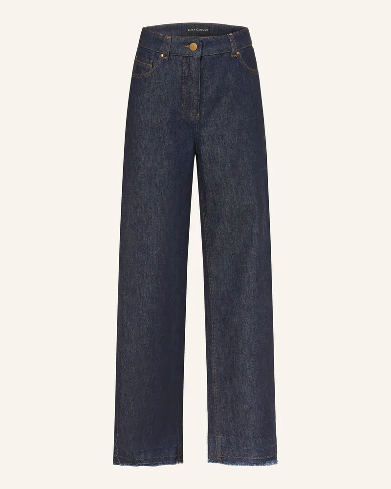 Luisa Cerano Barrel Jeans blau 252