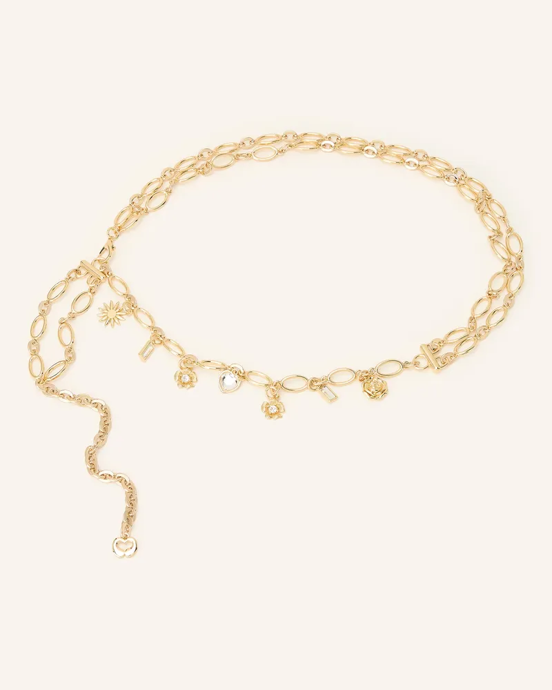 Maje Gürtel Mit Schmucksteinen gold Gold