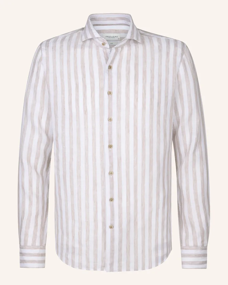 Profuomo Hemd beige Beige
