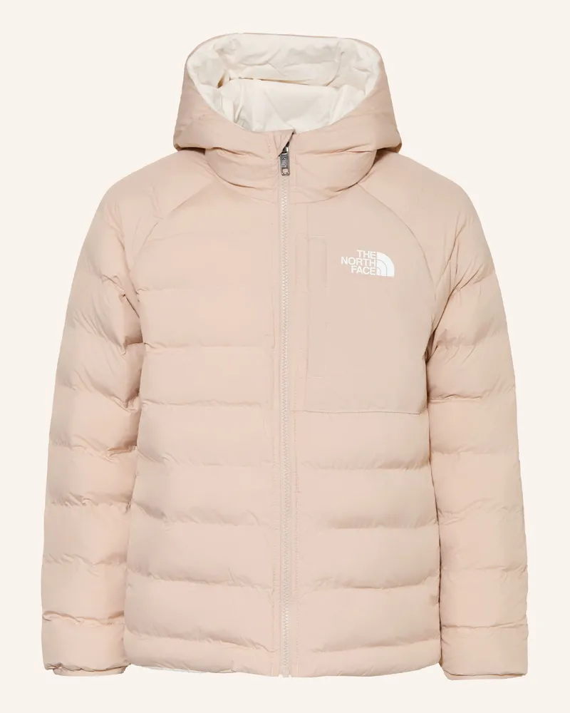 The North Face Steppjacke Perrito Zum Wenden grau Hellbraun
