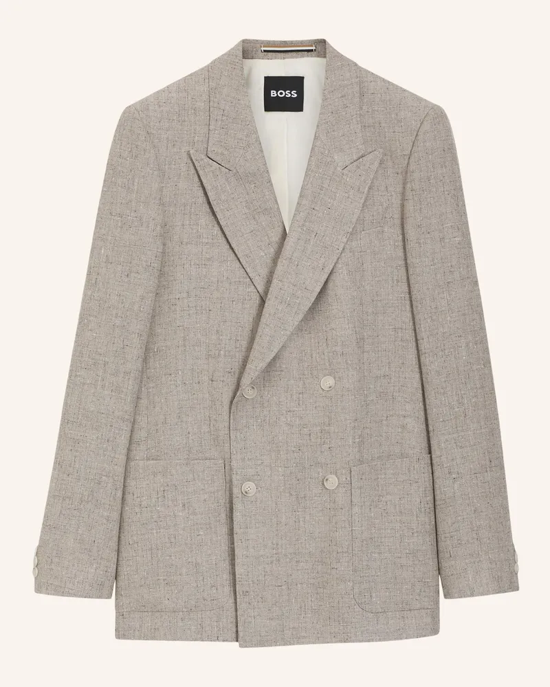 HUGO BOSS Blazer C-Callum-Db-262 Relaxed Fit beige Beige