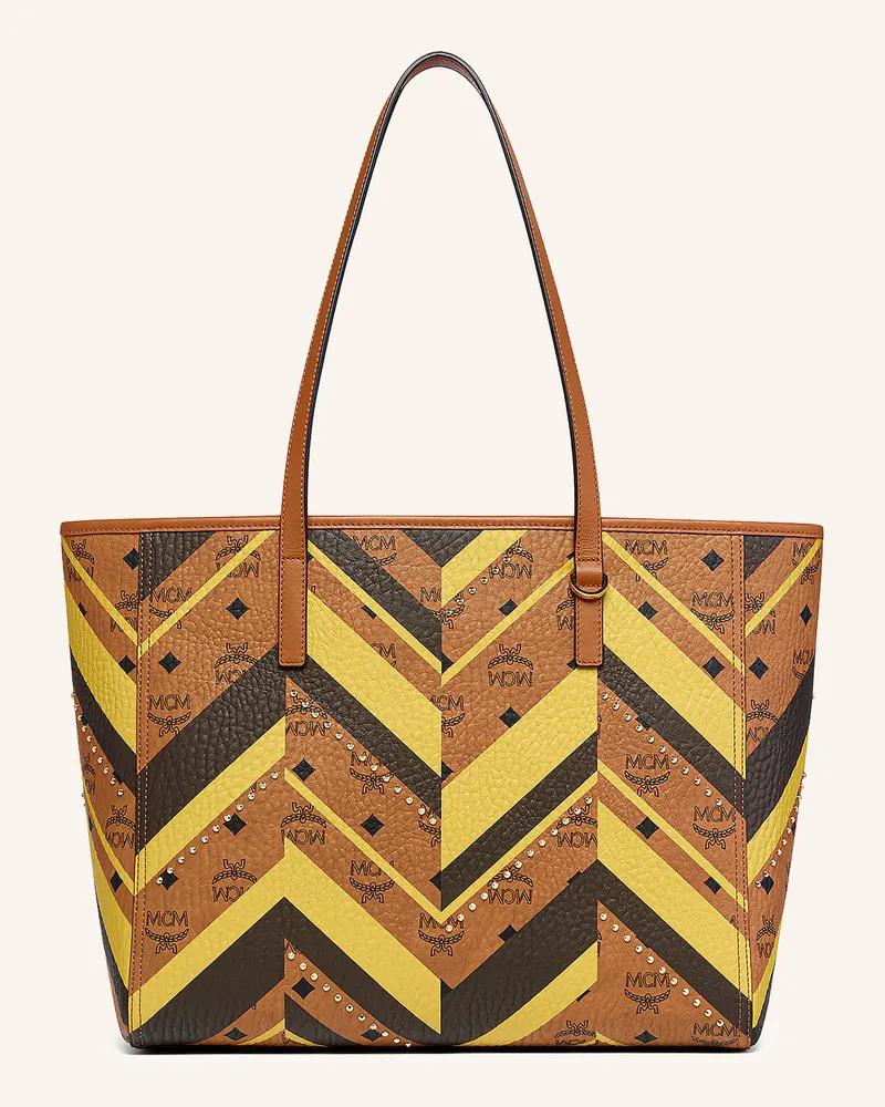 MCM Shopper TONI MEDIUM Cognac
