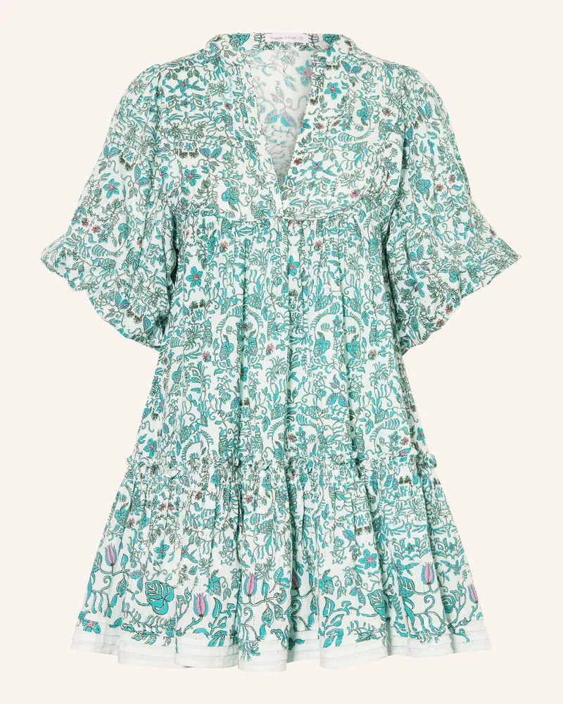 Poupette St Barth Strandkleid Cruz gruen Hellgrün