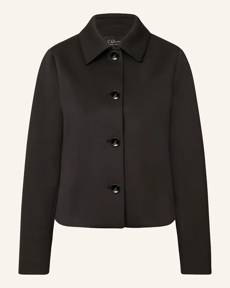 S.Oliver Jacke schwarz Schwarz