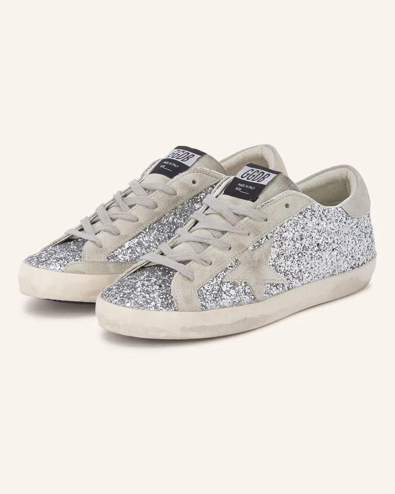 Golden Goose Sneaker Super-Star silber Silber
