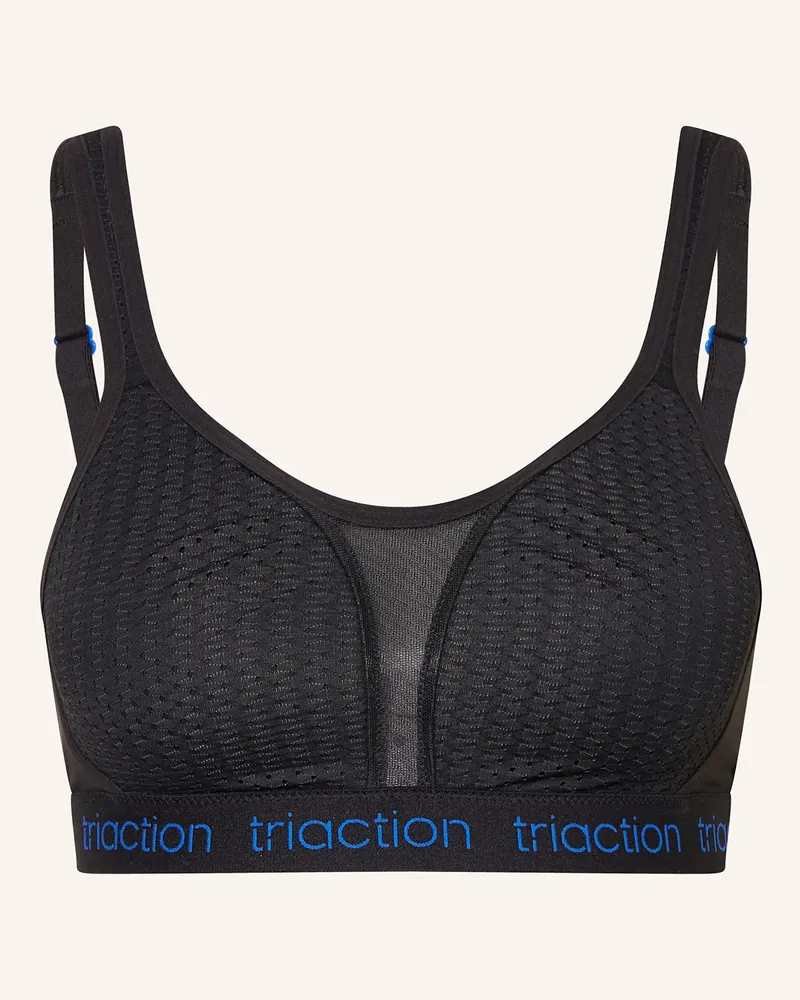 Triumph Sport-Bh Triaction Energy Lite Mit Mesh schwarz Schwarz