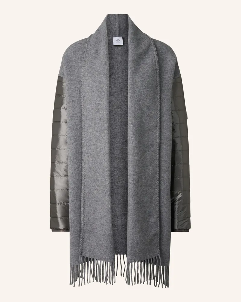 Bogner Wollmix-Poncho North grau Grau