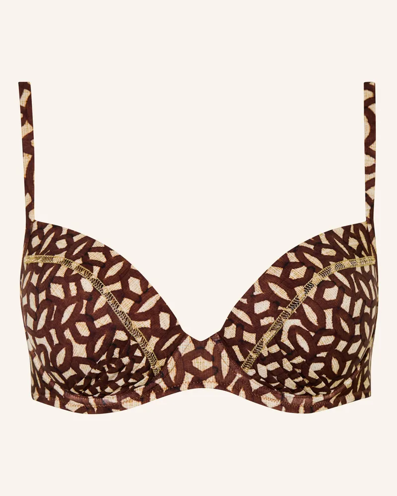 Maryan Mehlhorn Bügel-Bikini-Top Terrae braun Braun