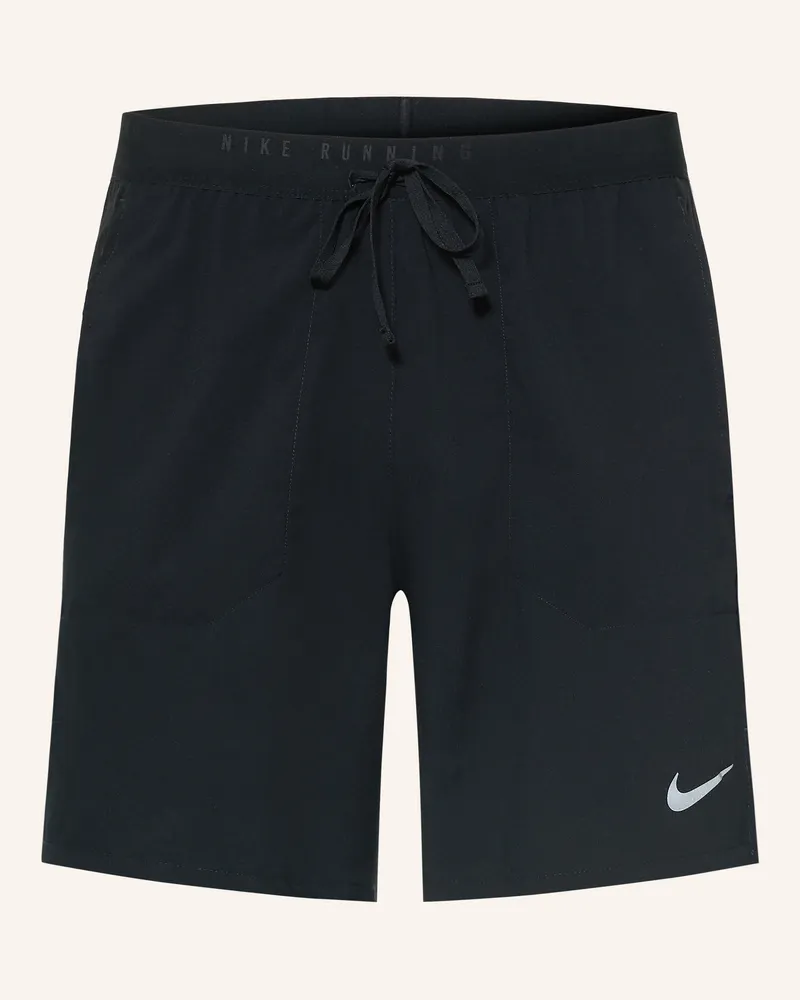 Nike 2-In-1-Laufshorts Stride schwarz Schwarz