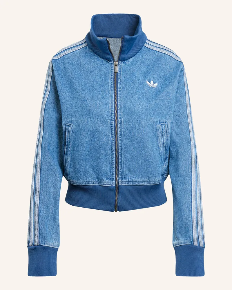 adidas Jacke Adicolor In Jeansoptik blau Blau