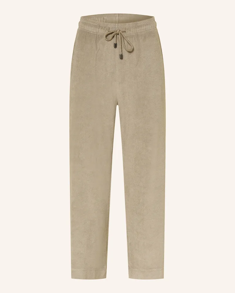 Juvia Sweatpants ELUANA aus Frottee Khaki