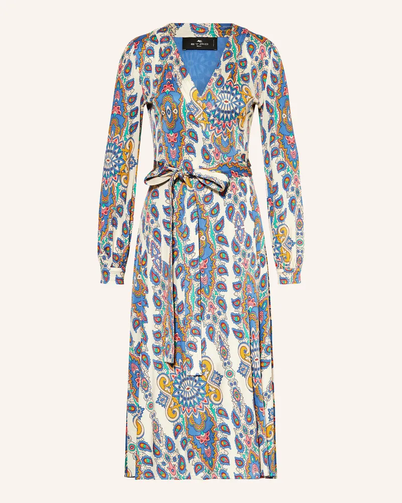 Etro Wickelkleid Ecru