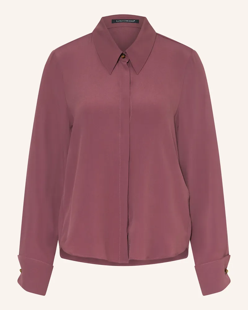 Luisa Cerano Hemdbluse mit Seide Altrosa