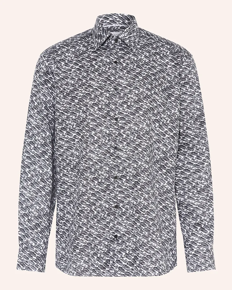 Eterna Hemd Comfort Fit Schwarz