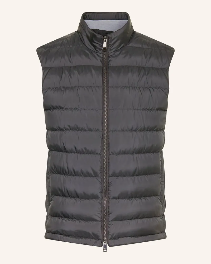 Paul & Shark Lightweight-Daunenweste schwarz Schwarz