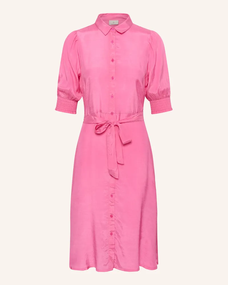 Kaffe Hemdblusenkleid Kaemine pink Pink