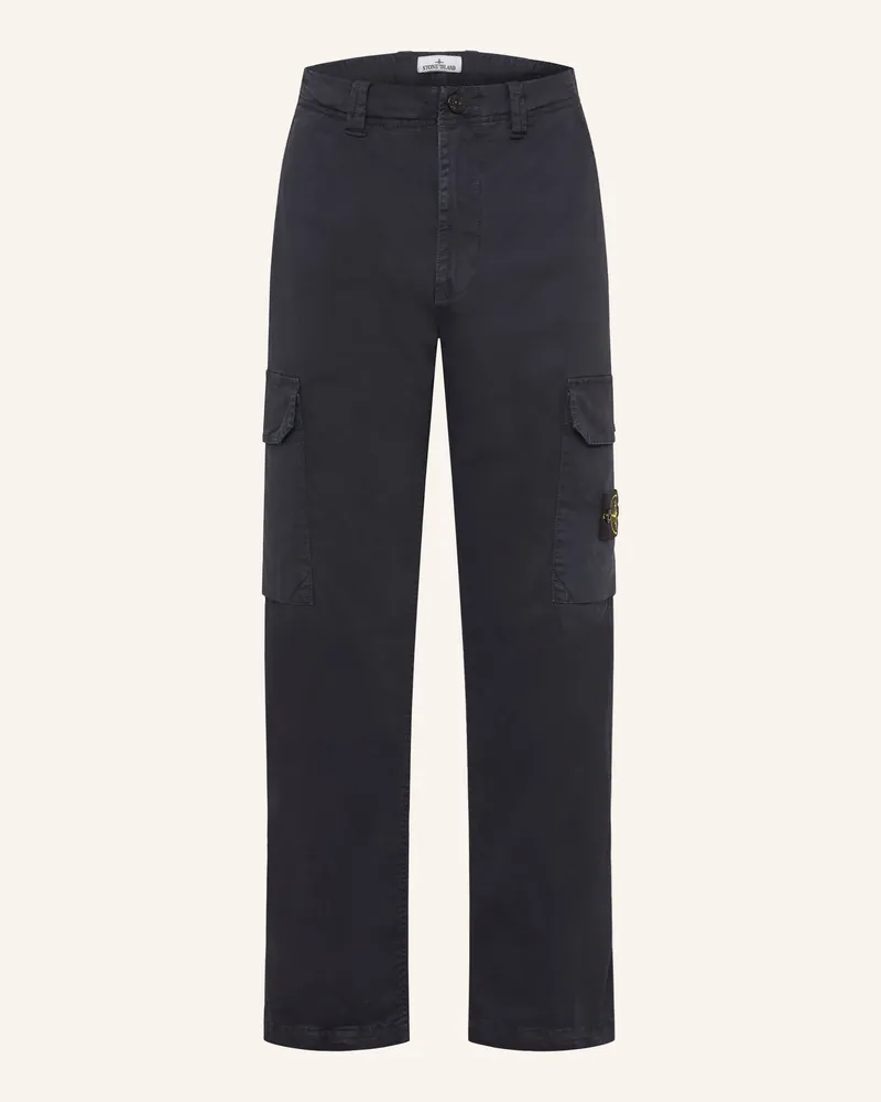 Stone Island Cargohose Regular Fit blau Dunkelblau