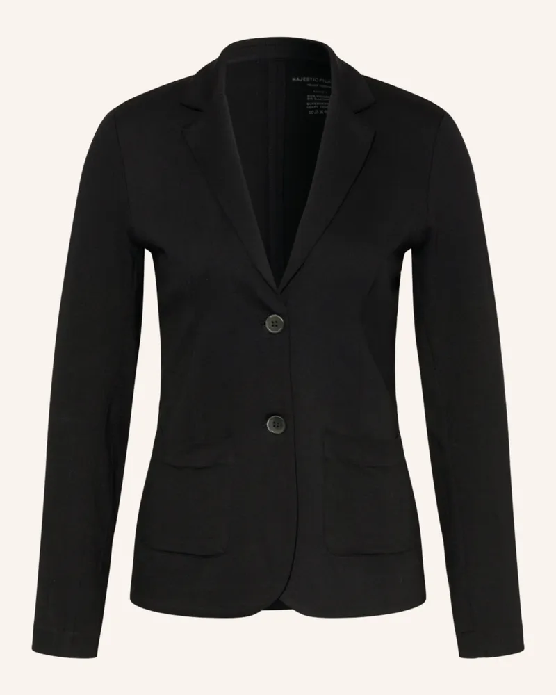 Majestic Jerseyblazer Schwarz