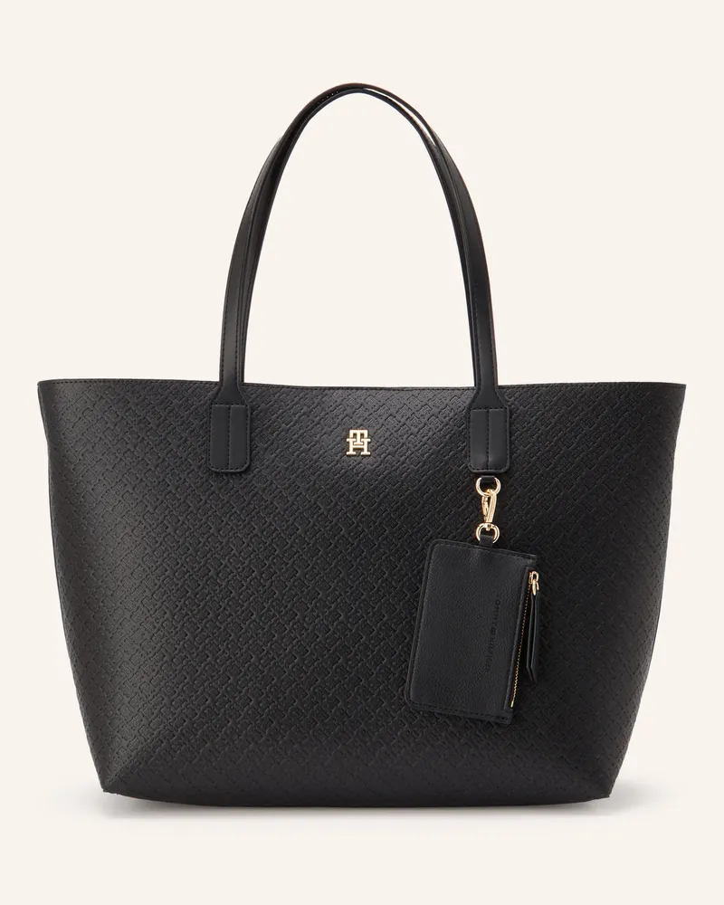 Tommy Hilfiger Shopper Mit Pouch schwarz Schwarz