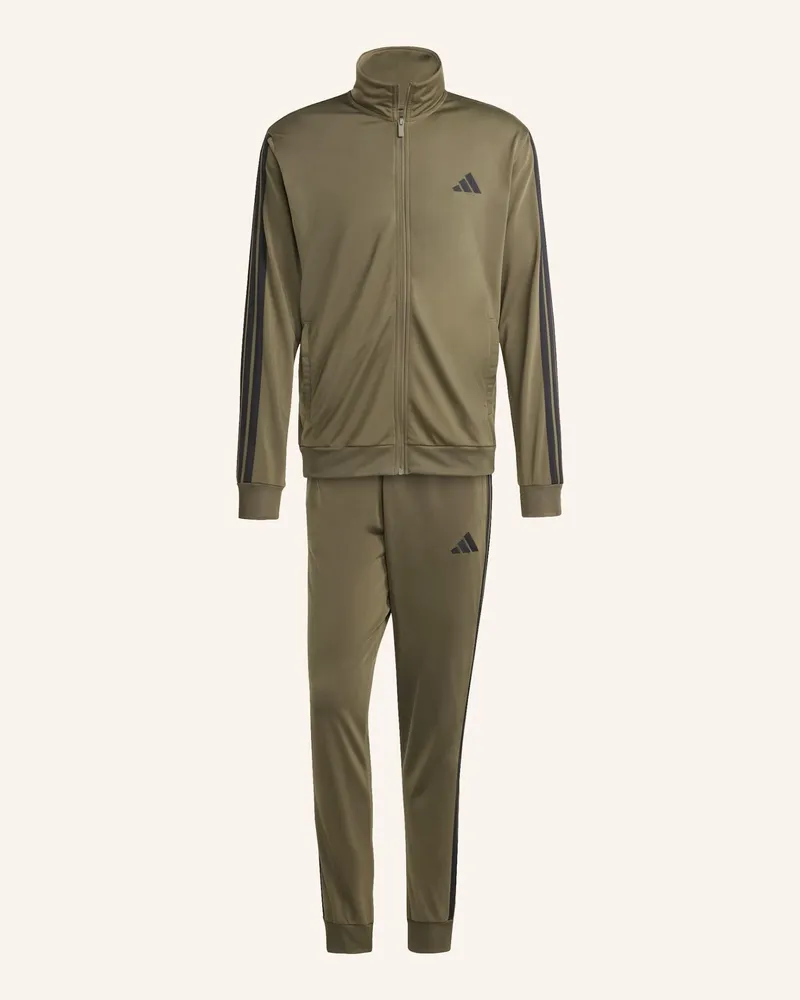 adidas Trainingsanzug 3 STRIPES Grün