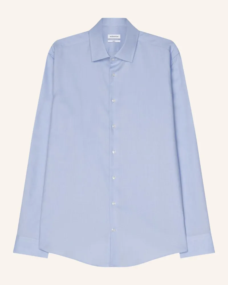 Seidensticker Business Hemd Slim Fit Hellblau