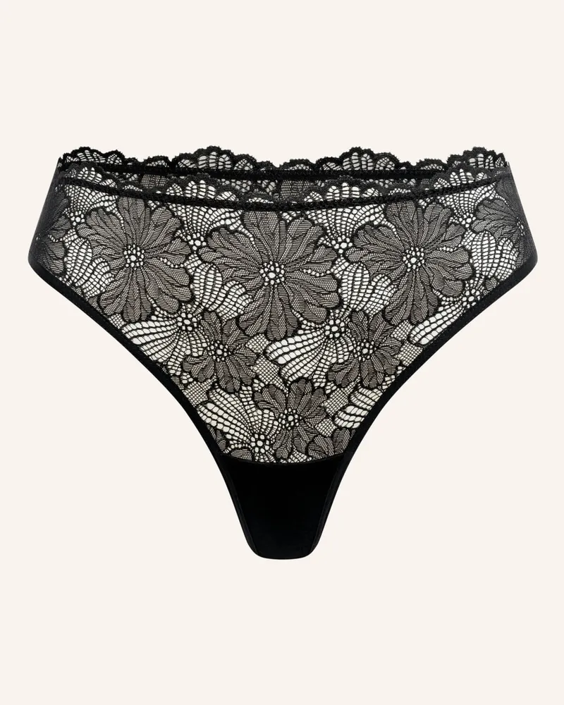 Ehrlich Textil String CLASSY LACE Schwarz