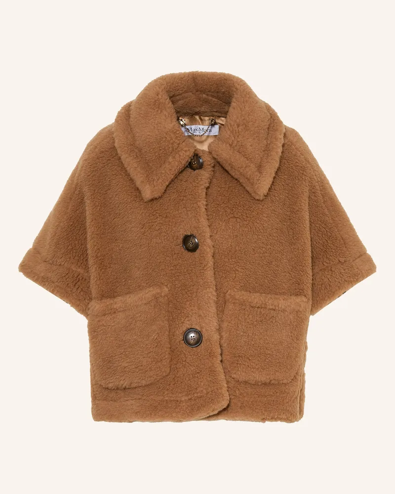 Max Mara Kunstfell-Weste New Terzo braun Camel