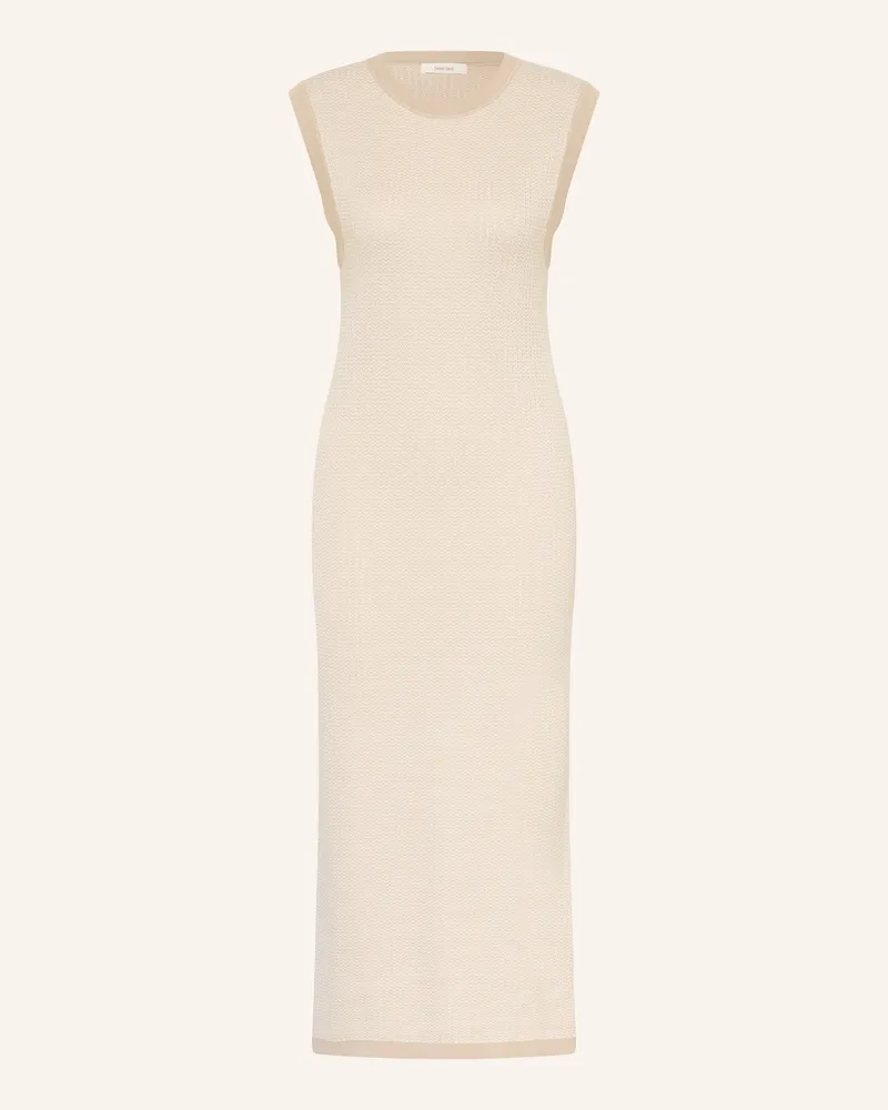 Selected Strickkleid Beige